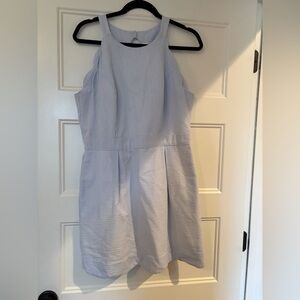 Lauren James Light Blue Seersucker Dress